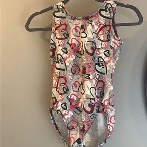 LOVE gymnastics leotard